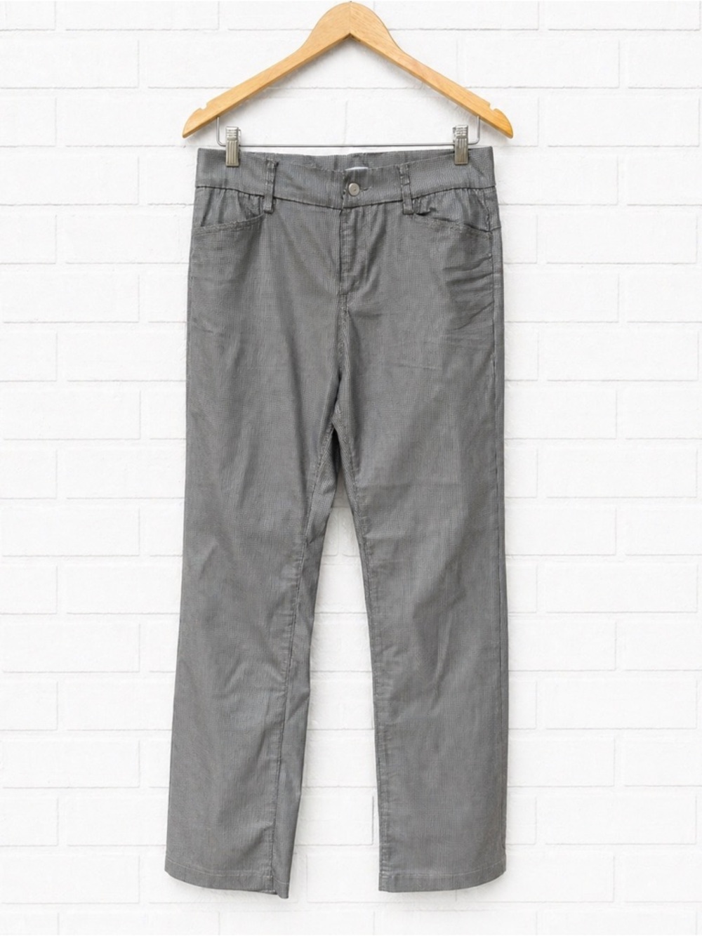 Bevy FLOG pants Trousers check Jean like size 30 gray tones